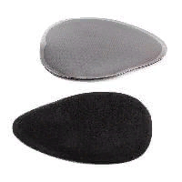 Гелевые вкладыши для снижения нагрузки на переднюю часть стопы и предотвращения скольжения в обуви, черные (арт. 1455)